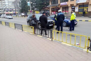 Accidentul s-a petrecut în apropierea unei treceri de pietoni Foto: Boghean Elisei