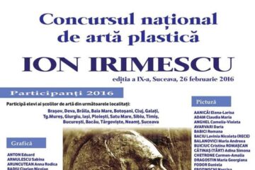 Vernisajul expoziției cu lucrările participanților la Concursul național de artă plastică „Ion Irimescu”