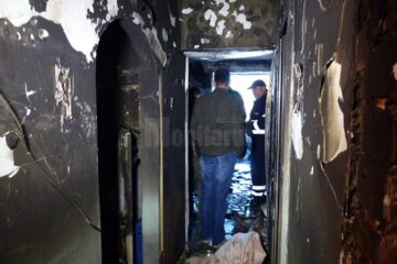 Garsoniera incendiată