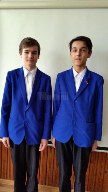 Teodor Samuel Gherasim - Școala Gimnazială "Mihai Eminescu" Rădăuți și Andrei Cusiac - Școala Gimnazială "Mihai Eminescu" Rădăuți