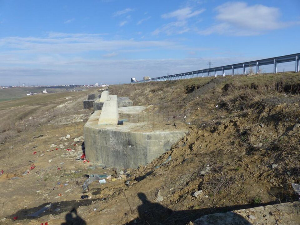 Locul unde s-a petrecut accidentul de luna trecută