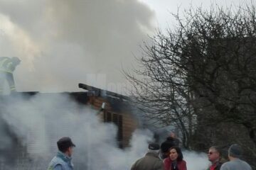 Casa în care a murit bărbatul