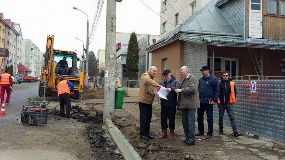 Lucrările de modernizare a străzii Jean Bart, din zona Gării Burdujeni