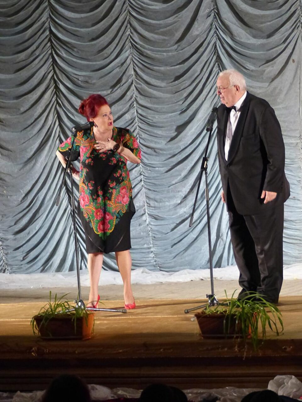 Cuplul de artiști Stela Popescu și Alexandru Arșinel