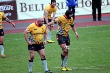 Paul Rusu și Viorel Lucaci, doi din cei trei jucători ai naționalei ce sunt din județul Suceava