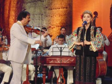 Andra Ioana Matei alături de maestrul Nicolae Botgros