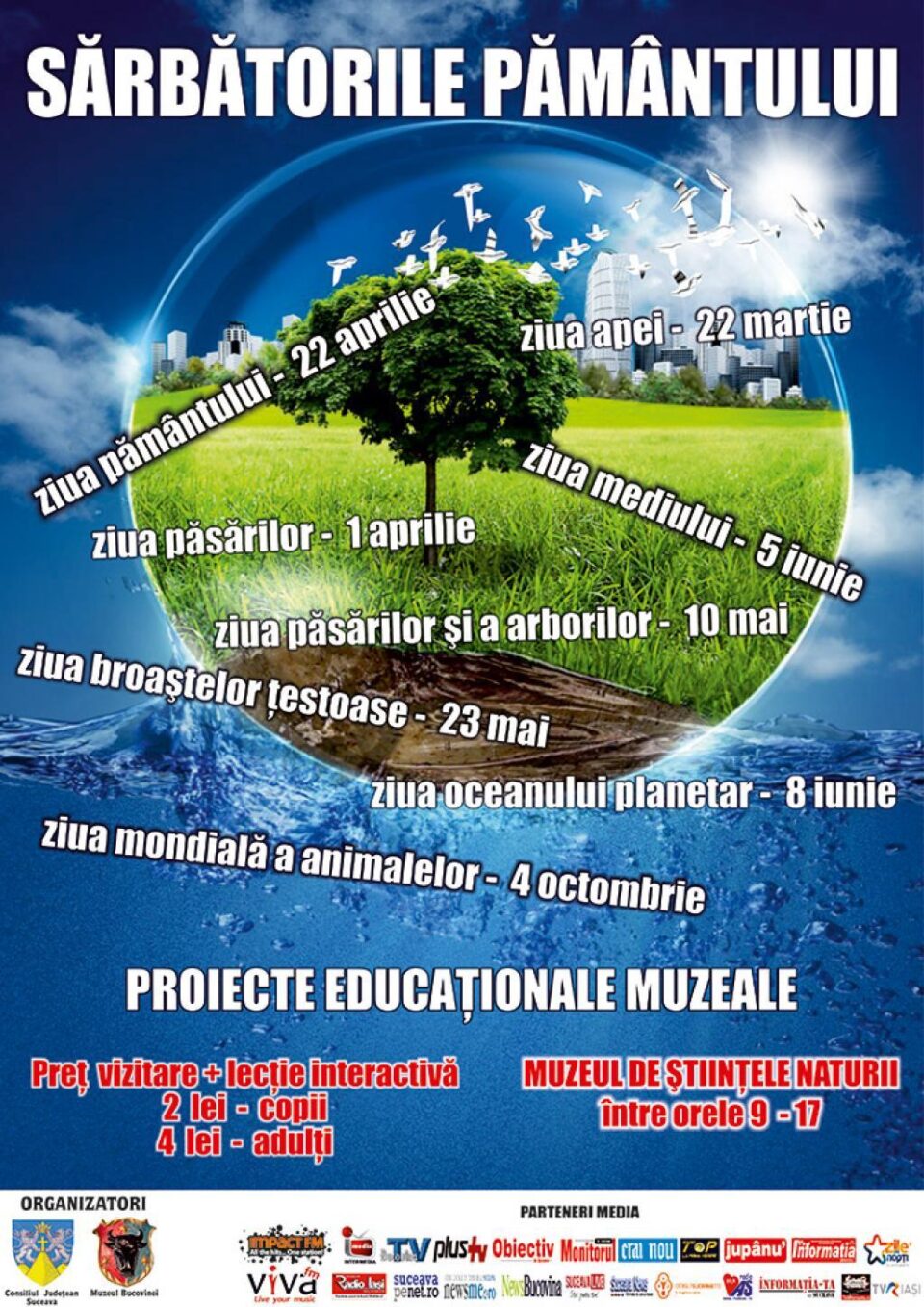 „Sărbătorile Pământului”, la Muzeul de Științele Naturii