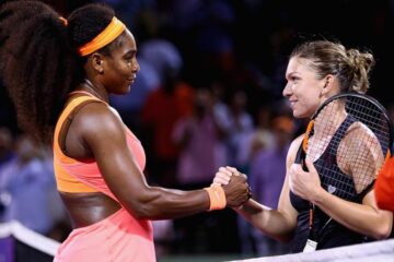 Simona Halep a fost felicitată de Serena Williams