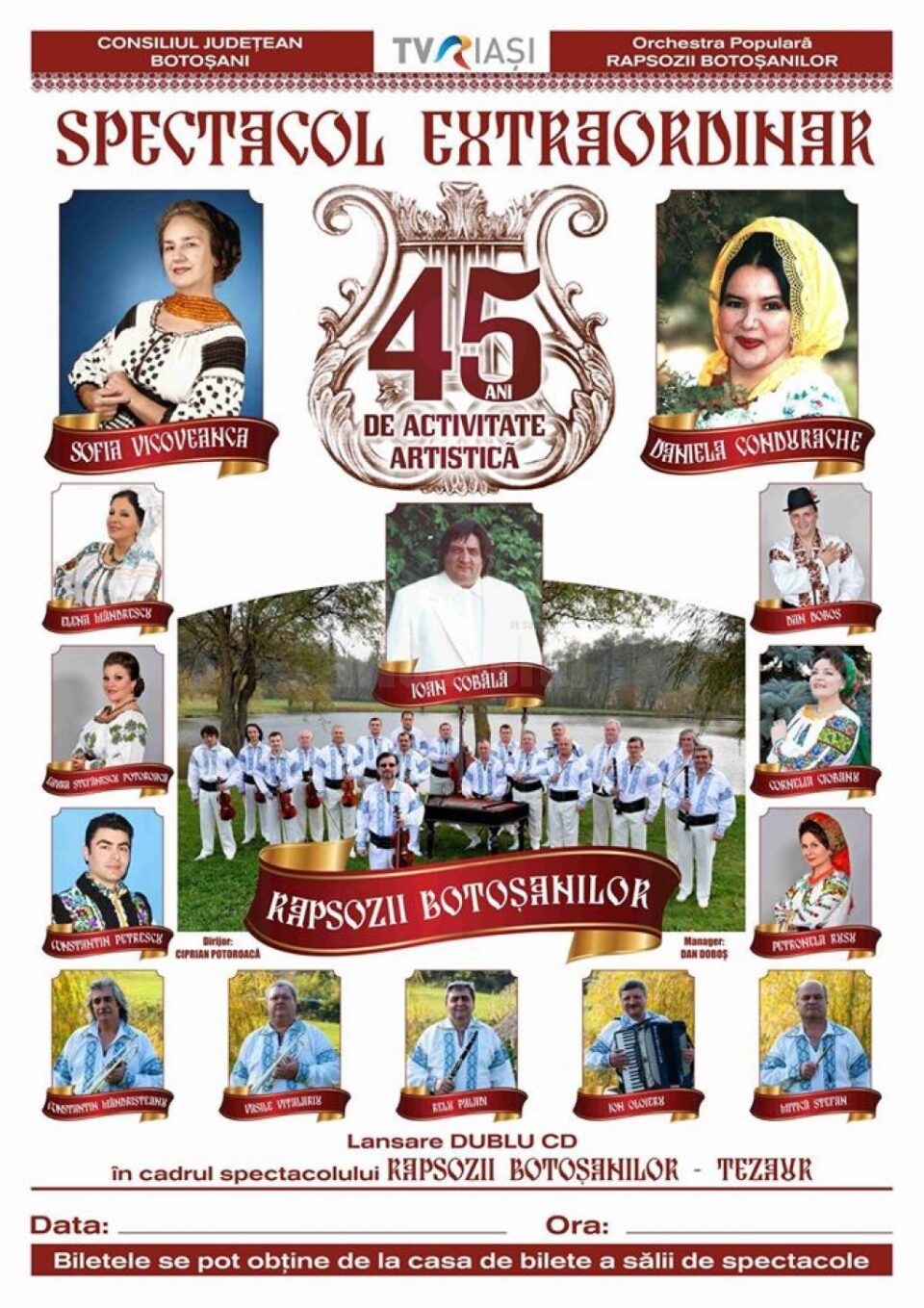 Orchestra populară „Rapsozii Botoșanilor”, la Gura Humorului Orchestra populară „Rapsozii Botoșanilor”, la Gura Humorului