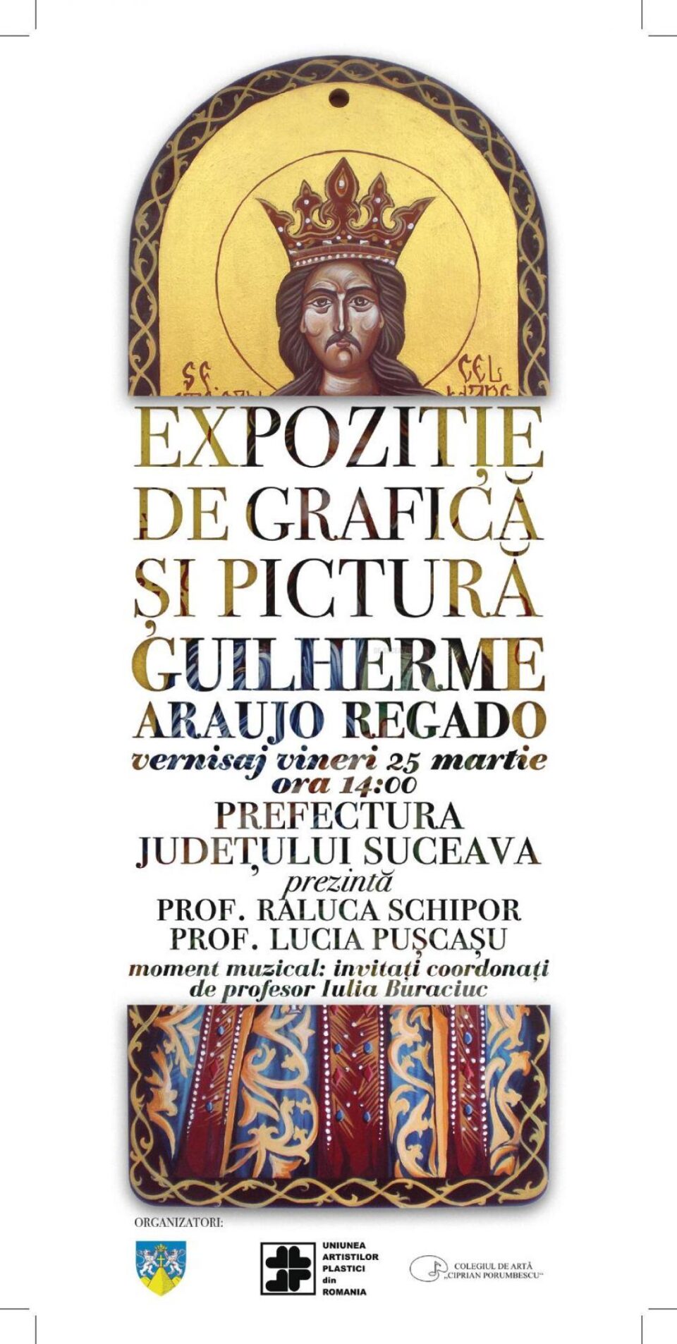 Expoziție de pictură și grafică, la Prefectura Suceava