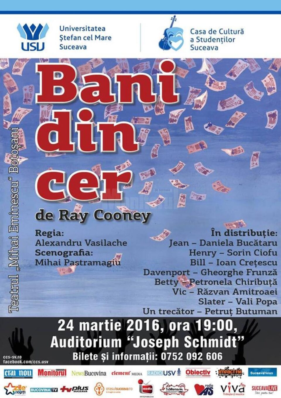 Spectacolul de teatru „Bani din cer”