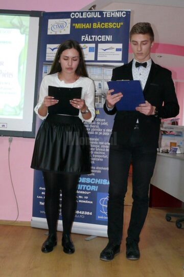 Festivalul “Primăvara poeților”, la Colegiul Tehnic “Mihai Băcescu” Fălticeni