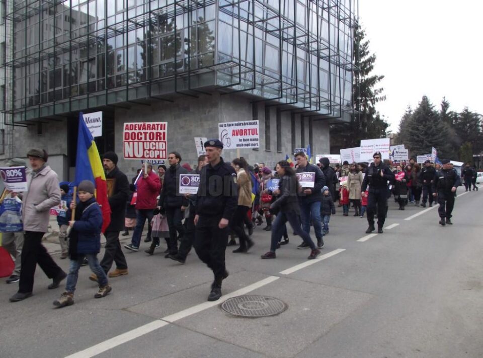 „Marșul pentru viață pe străzile Sucevei”