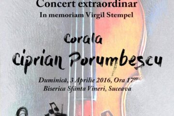 Concert extraordinar al Coralei „Ciprian Porumbescu”, la biserica „Sf. Vineri”