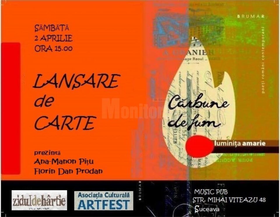 Lansarea cărții „Cărbune de fum”