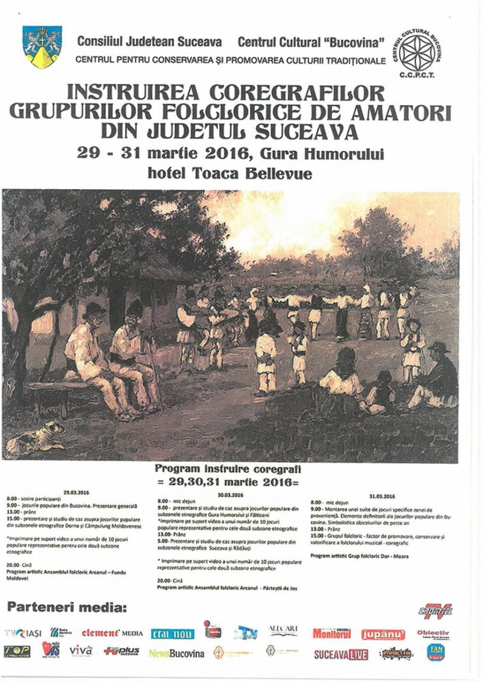 „Întâlnirea coregrafilor grupurilor folclorice de amatori din județul Suceava”