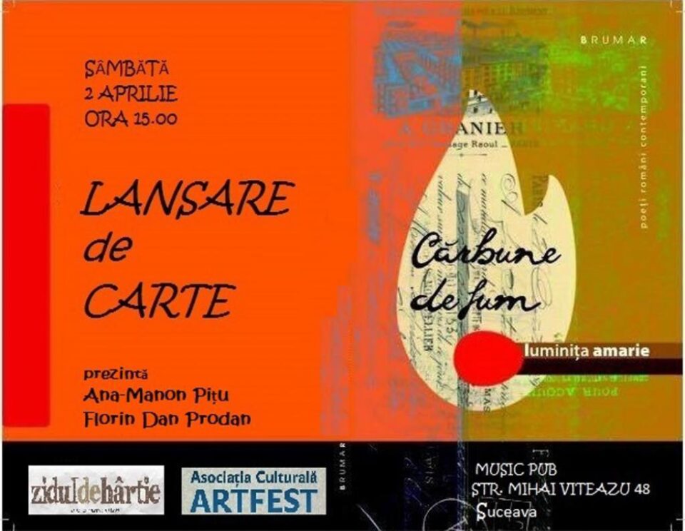 „Cărbune de fum”, la Music Pub