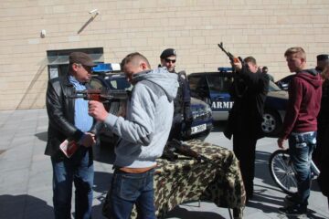 Sute de oameni au privit și aplaudat demonstrațiile jandarmilor suceveni
