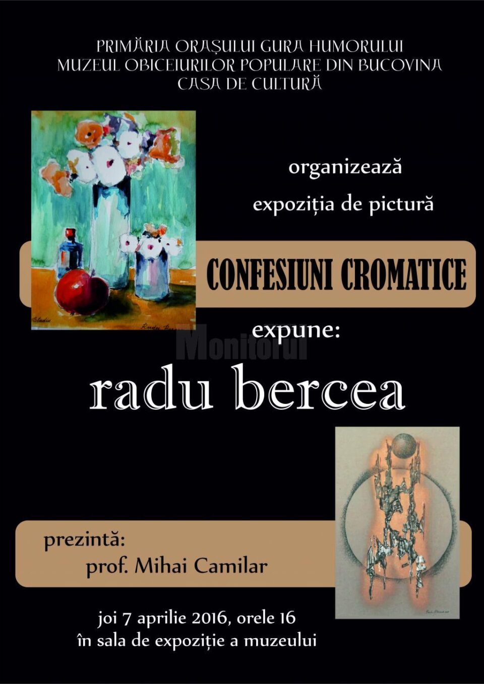„Confesiuni cromatice”, la Gura Humorului