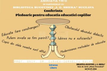 Conferința „Pledoarie pentru educația educației copilor”