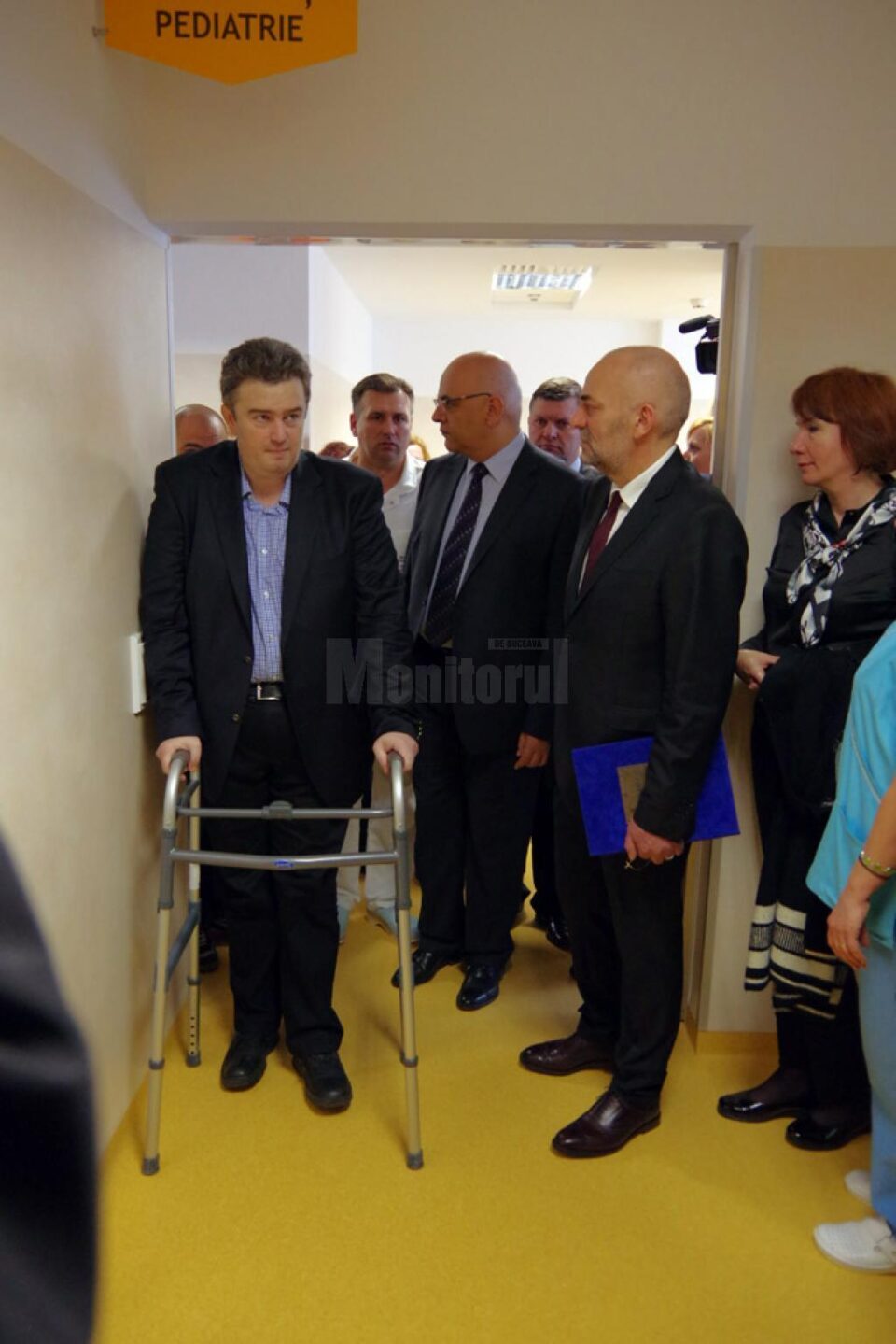 Președintele CJ Cătălin Nechifor, deplasare cu cadru la prima apariție publică după 45 de zile
