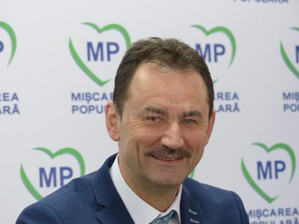 Candidatul Partidului Mișcarea Populară pentru Primăria Suceava, Marian Andronache