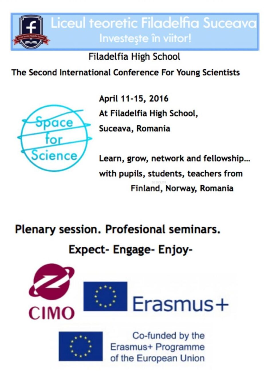 Conferința Internațională „Space for Science”
