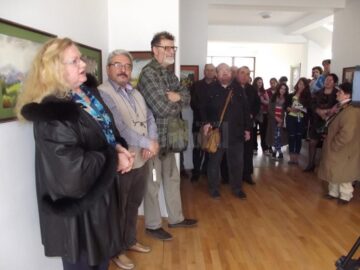 Expoziție de pictură dedicată folcloristului Simion Florea Marian