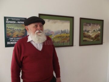Expoziție de pictură dedicată folcloristului Simion Florea Marian
