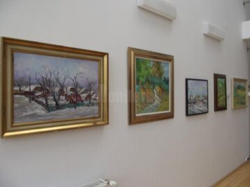 Expoziție de pictură dedicată folcloristului Simion Florea Marian