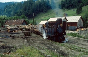 Fotografia făcută în 1997 arată exact zona pe care trebuie reconstruită linia îngustă pentru a ajunge în Gara CFR Moldovița