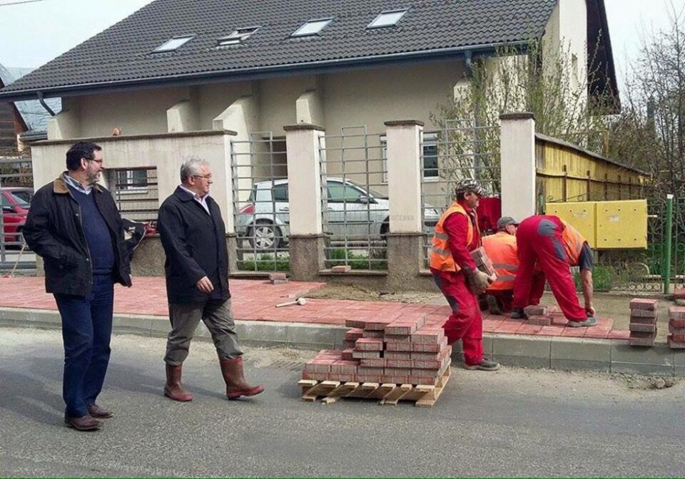 Lucrările de reparații stradale, verificate în teren de primarul Ion Lungu
