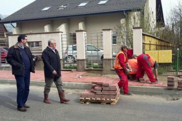 Lucrările de reparații stradale, verificate în teren de primarul Ion Lungu