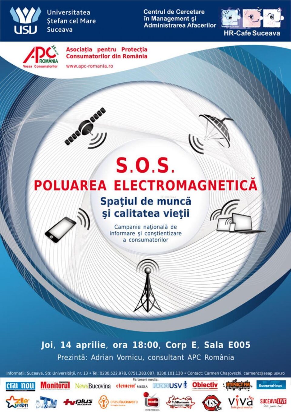 Protecția Consumatorilor conferențiază la USV despre pericolul tehnologiilor moderne Protecția Consumatorilor conferențiază la USV despre pericolul tehnologiilor moderne