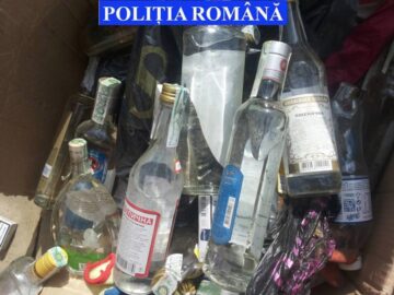 Marfă de contrabandă confiscată din depozite clandestine, în jurul Pieței Centrale din Suceava