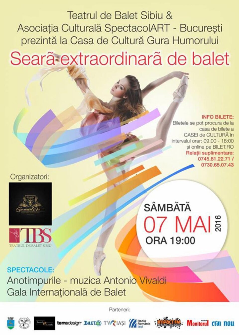 Seară extraordinară de balet