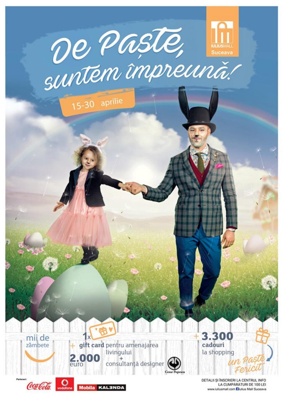 Premii consistente la cumpărături, cadouri delicioase pentru copii și multă distracție în „Labirintul Iepurașului”, la Iulius Mall Premii consistente la cumpărături, cadouri delicioase pentru copii și multă distracție în „Labirintul Iepurașului”, la Iulius Mall