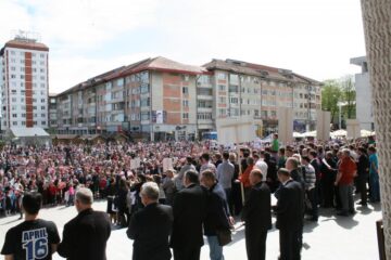 Aproximativ 5.000 de oameni au participat la mitingul de susținere pentru familia Bodnariu