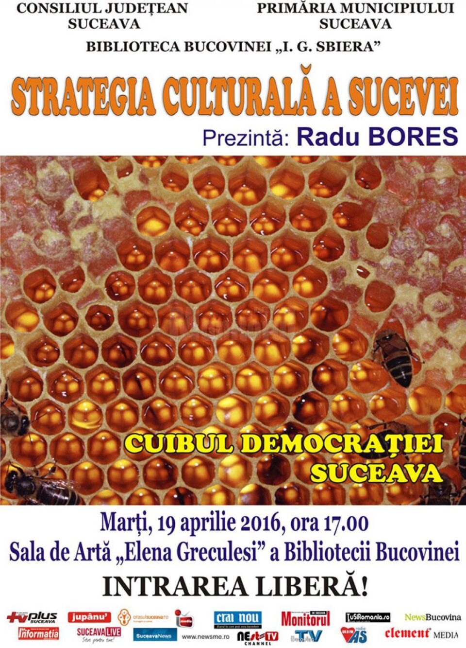 „Strategia culturală a Sucevei”, la Biblioteca Bucovinei