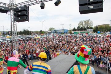 Spectacolul cu Gașca Zurli, organizat de Shopping City Suceava, un mare succes