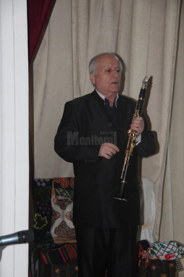 Ion Caramitru și clarinetistul Aurelian-Octav Popa, recital de excepție la Festivalul Ouălor Încondeiate de la Ciocănești