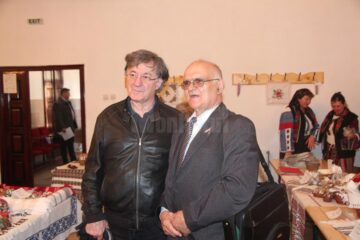 Ion Caramitru și clarinetistul Aurelian-Octav Popa, recital de excepție la Festivalul Ouălor Încondeiate de la Ciocănești