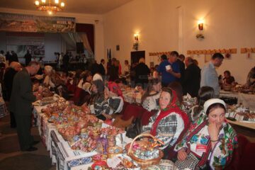 Ion Caramitru și clarinetistul Aurelian-Octav Popa, recital de excepție la Festivalul Ouălor Încondeiate de la Ciocănești