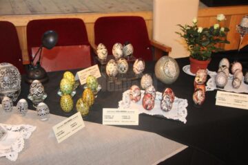 Ion Caramitru și clarinetistul Aurelian-Octav Popa, recital de excepție la Festivalul Ouălor Încondeiate de la Ciocănești