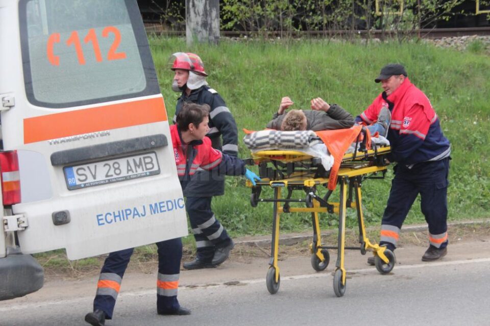 Băiatul rănit în accident