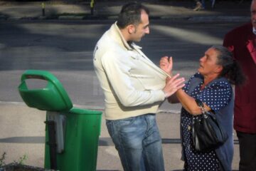 Tudor Filip Ganea și mama minorei Tudor Filip Ganea și mama minorei