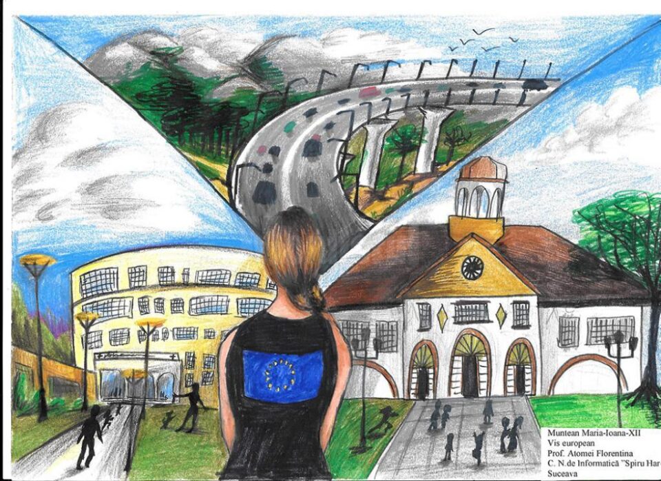 Expoziția de desene „Cetățean european”, la Biblioteca Bucovinei “I.G. Sbiera” Suceava