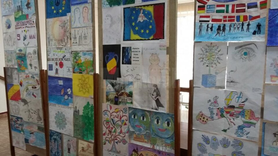 Expoziția de desene „Cetățean european”, la Biblioteca Bucovinei “I.G. Sbiera” Suceava