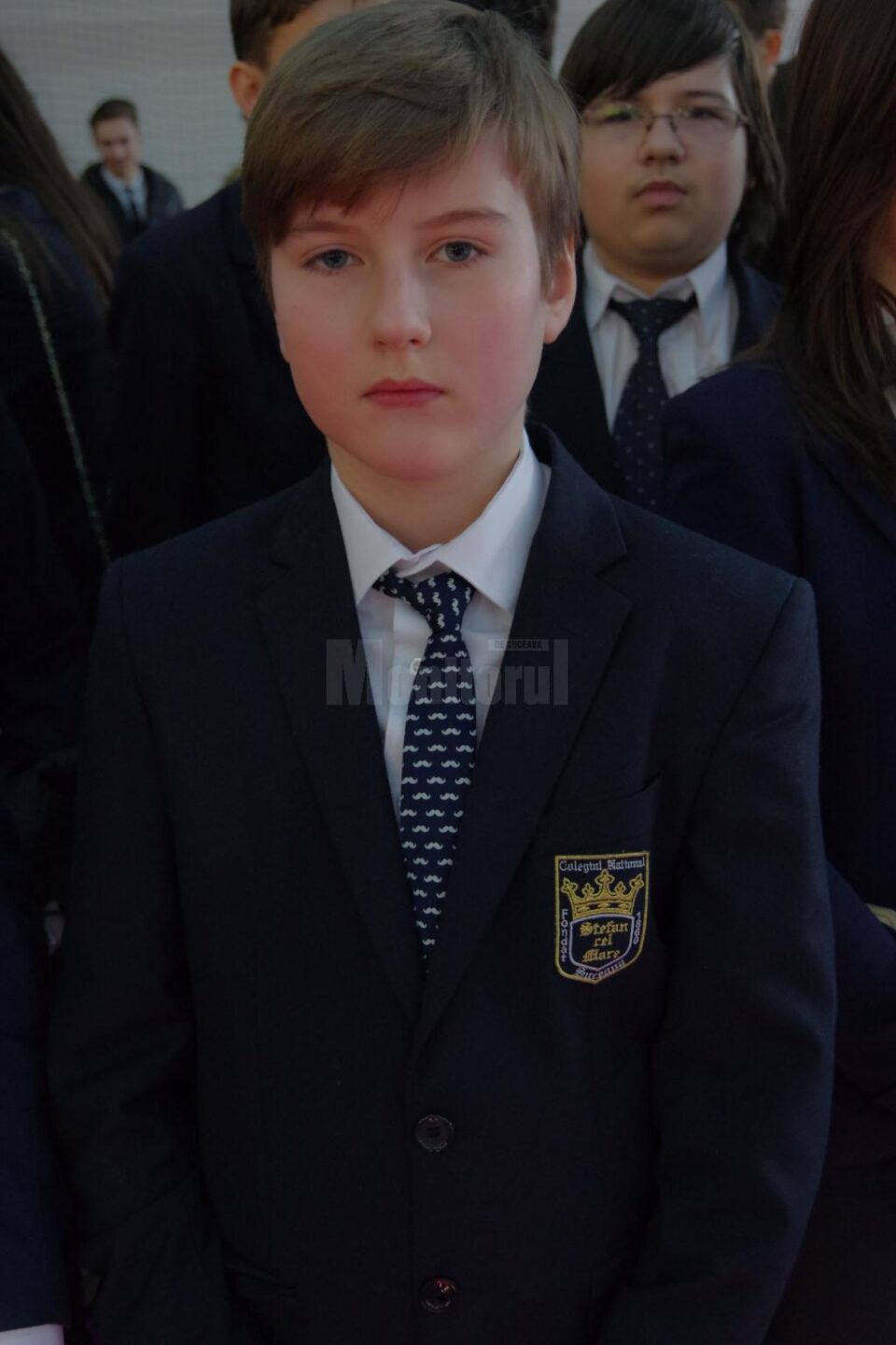 Eduard Dumitrescul, elev în clasa a VI-a la Colegiul Național „Ștefan cel Mare” Suceava