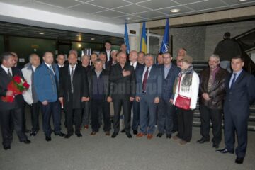 Candidatul ALDE la Primăria Suceava, Ștefan Alexandru Băișanu, și echipa sa de consilieri